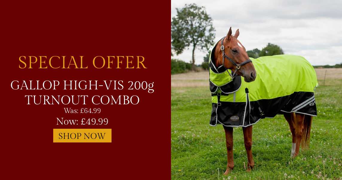 Gallop Hi-Viz 200g Turnout Combo only £49.99 this week!