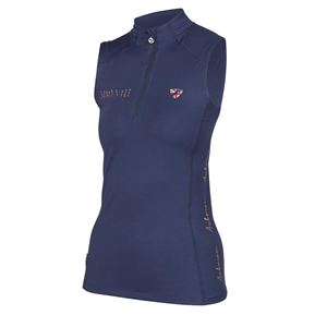 Shires Aubrion Team Sleeveless Base Layer (Navy Blue)