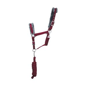 Hy Sport Active Head Collar & Lead Rope (Vivid Merlot)