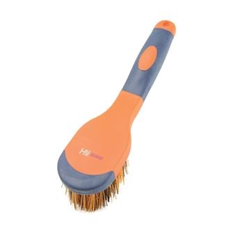 Hy Equestrian Pro Groom Bucket Brush (Navy/Orange)