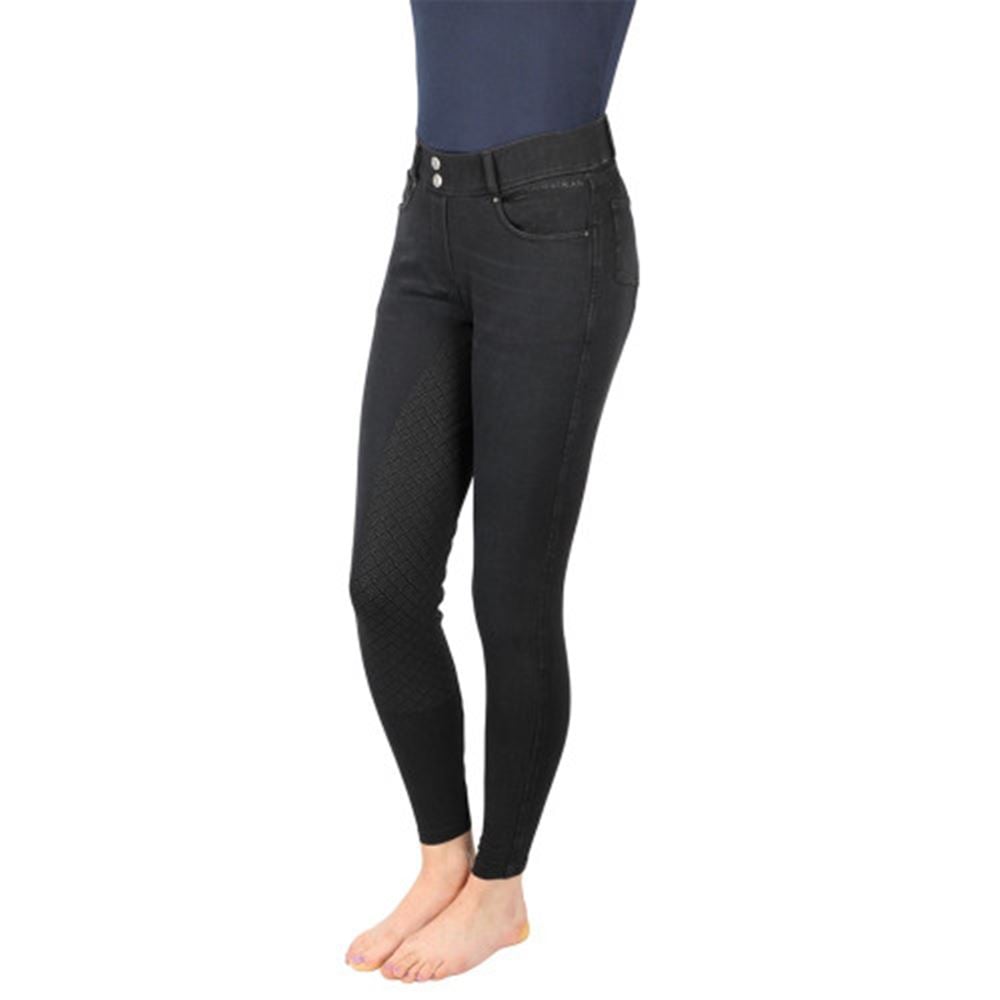 Hy Equestrian Elevate Mizs Denim Breeches (Black)