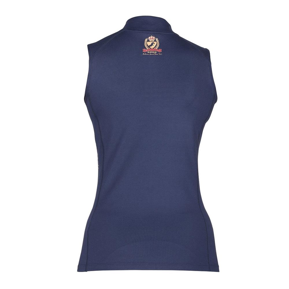 Shires Aubrion Team Sleeveless Base Layer (Navy Blue)