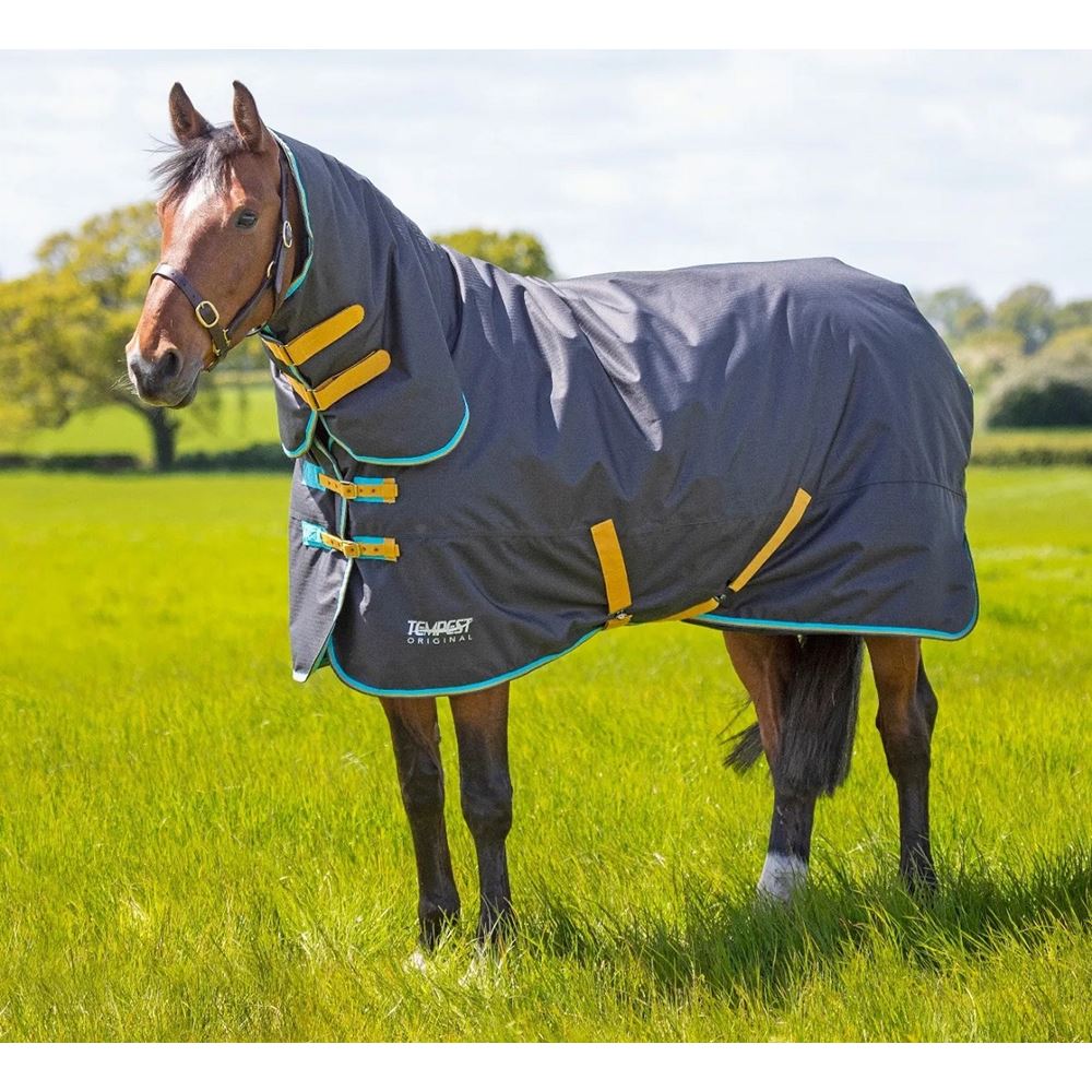 Shires Tempest Original 300 Combo Turnout Rug (Black)