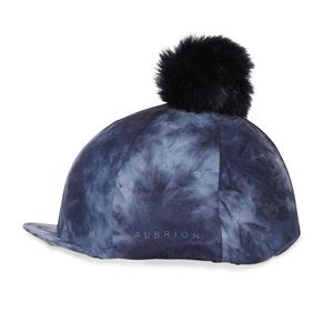 Shires Aubrion Pom Pom Hat Cover (Navy Tie Dye)