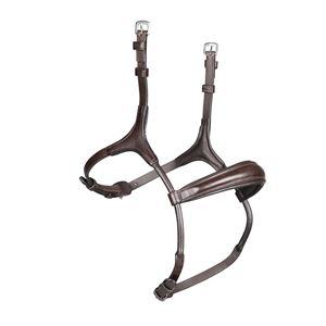 **barcodes/brand*Shires Velociti Lusso Rolled Padded Cavesson Noseband (Havana)