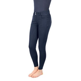 Hy Equestrian Elevate Mizs Denim Breeches (Dark Blue)