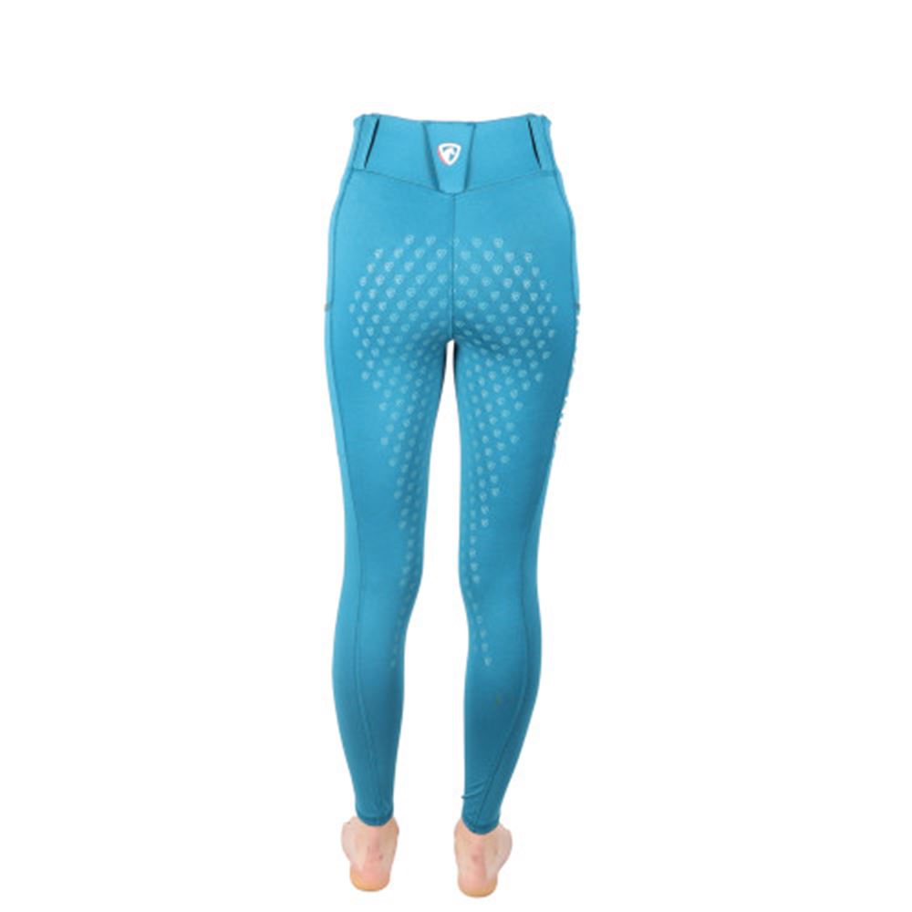 HYCONIC by Hy Equestrian Soria Ladies Riding Tights (Teal)