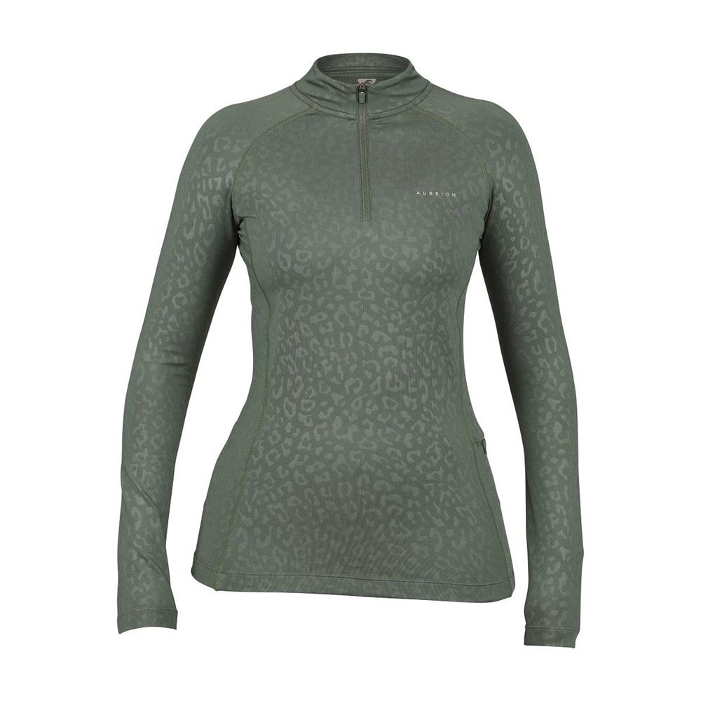 Shires Aubrion Revive Winter Baselayer (Green)