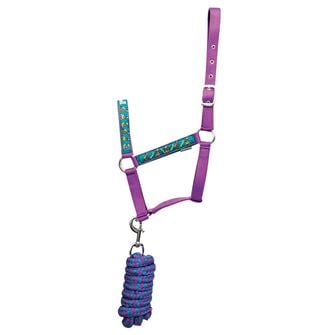 Hy Equestrian Thelwell Collection Head Collar & Lead Rope (Pony Friends)