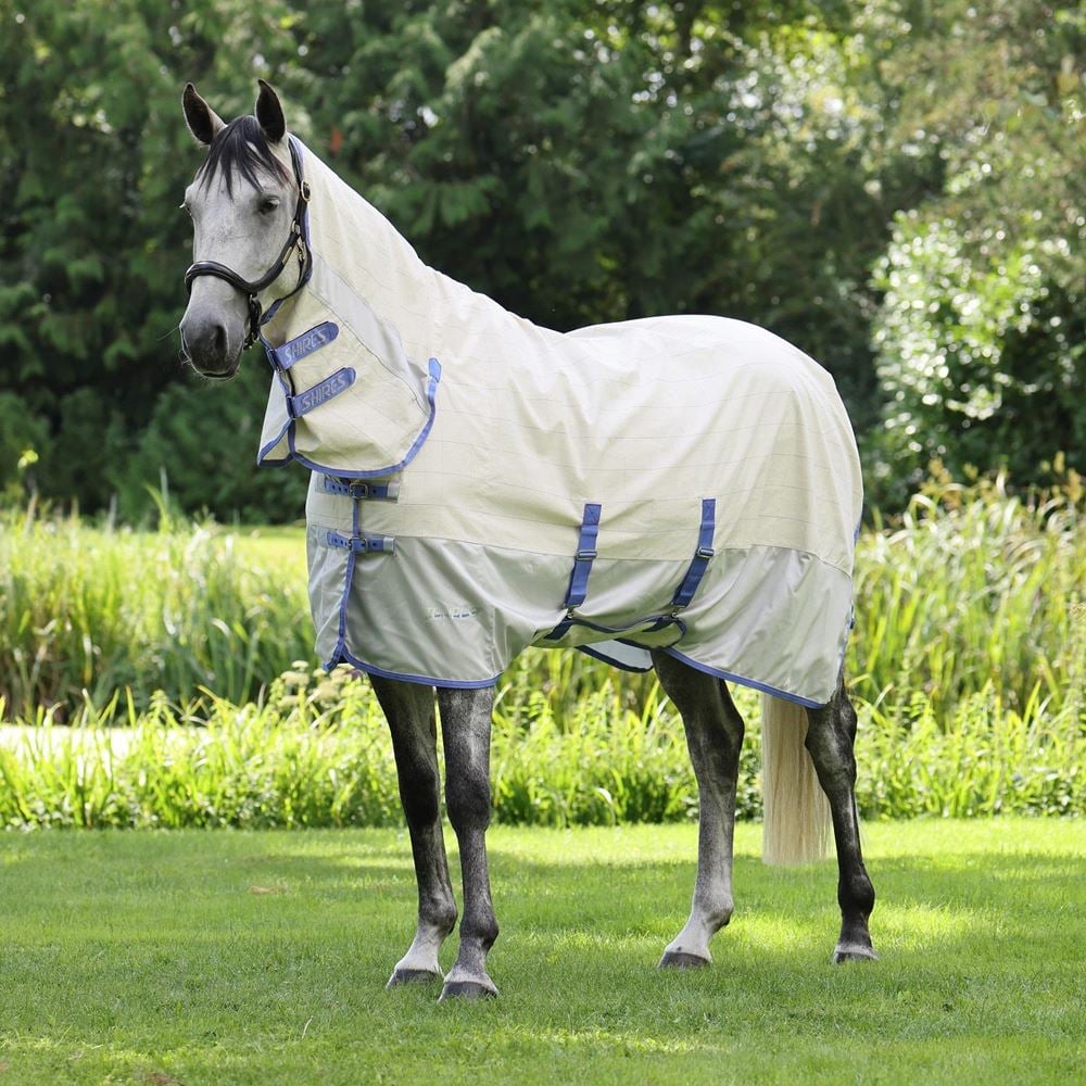 Shires Tempest Original Summer Shield Rug with Mesh (Grey)