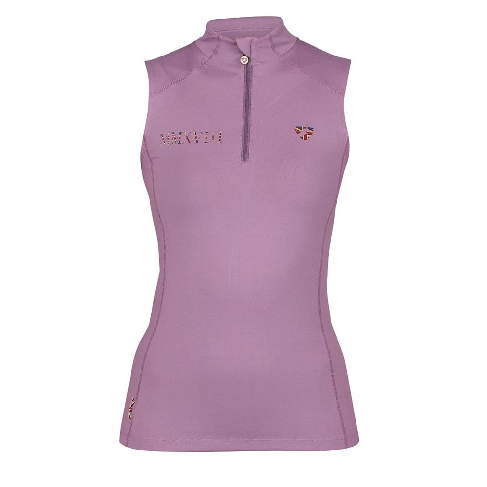 Shires Aubrion Team Sleeveless Base Layer (Mauve)