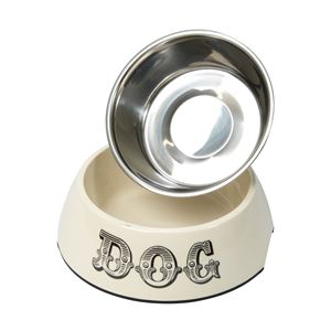 House of Paws Melamine Dog Bowl Pair - Medium