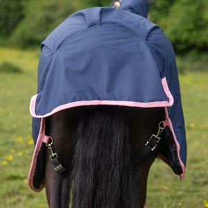 Gallop Trojan 50 Turnout Combo (Navy/Pink)