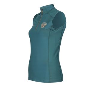 Shires Ladies Aubrion Team Sleeveless Base Layer (Green)