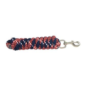 Hy Equestrian Fleck Lead Rope (Navy/Neon Orange/White)