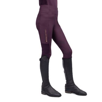 Coldstream Next Generation Ednam Riding Tights - Child (Mulberry Purple)