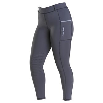 Firefoot Thirsk Fleece Lined Breeches - Kids (Charcoal/Impact Blue)