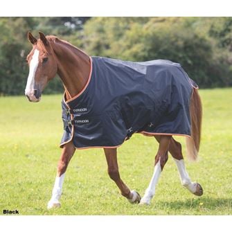 Shires Typhoon 200 Turnout Rug (Black)