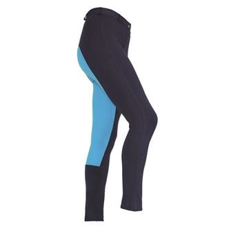 Shires Wessex Maids Two Tone Jodhpurs (Navy/Turquoise)