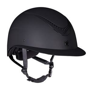 Shires Karben Elisa Ellipse Riding Hat 52-54 (Black/Black)