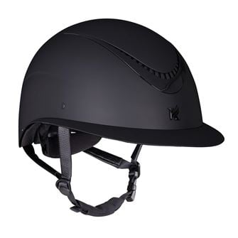 Shires Karben Elisa Ellipse Riding Hat 52-54cm (Black/Black)