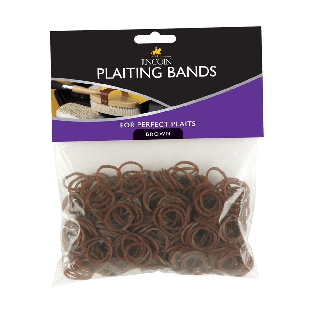 Lincoln Plaiting Bands - 500 pack