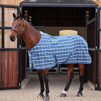 Shires Tempest Original Stable Sheet (Teal Check)