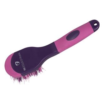 Hy Equestrian Pro Groom Bucket Brush (Purple/Pink)