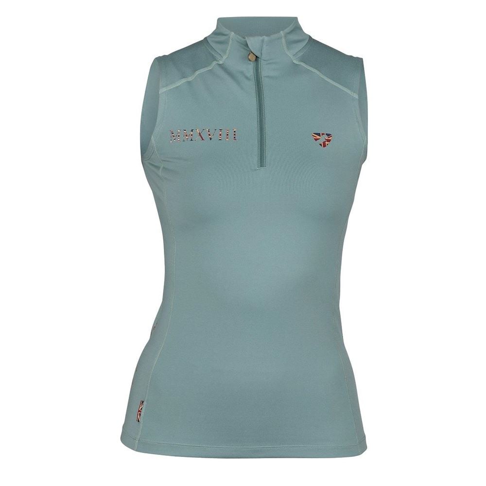 Shires Aubrion Team Sleeveless Base Layer (Sage)