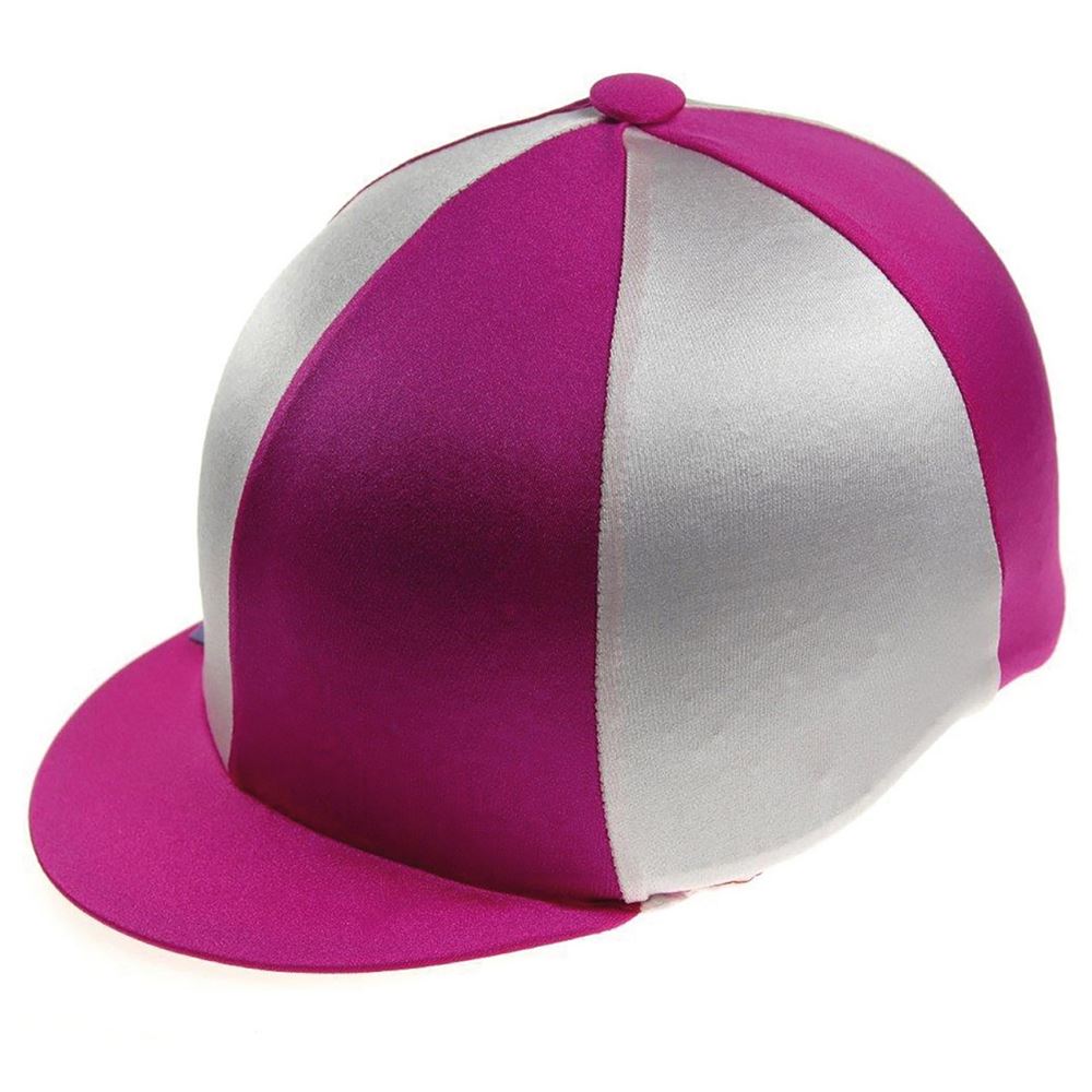 Capz Two-Tone Cap Cover Lycra (Pale Pink/Cerise)