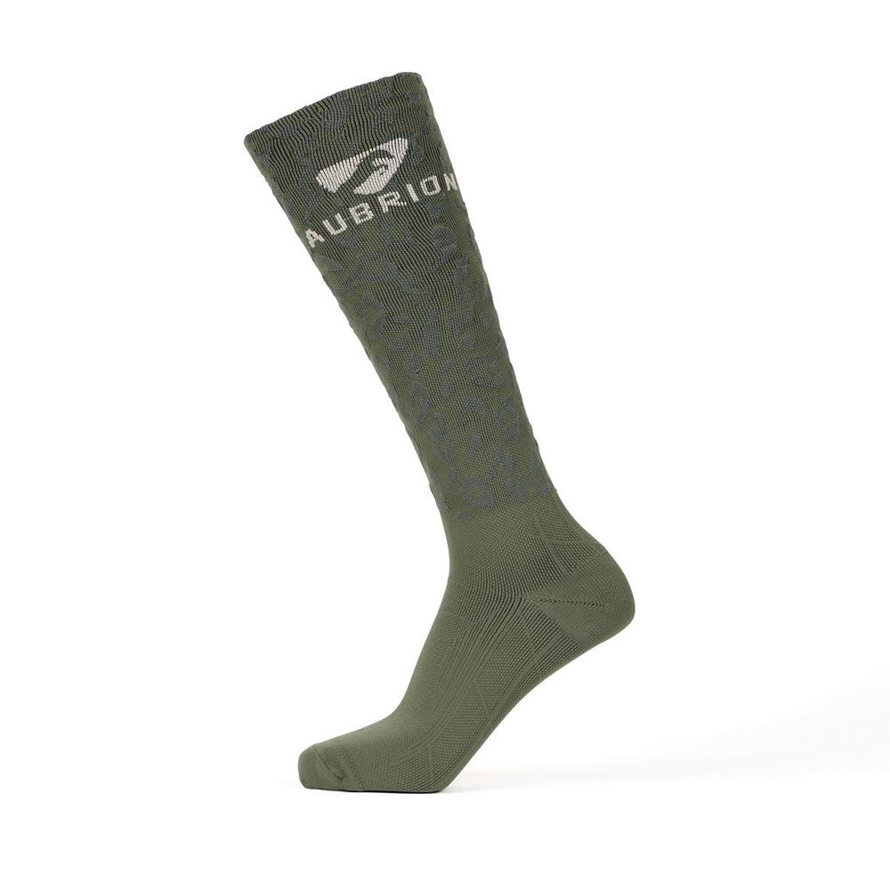 Shires Aubrion Winter Performance Socks - Adult (Green)