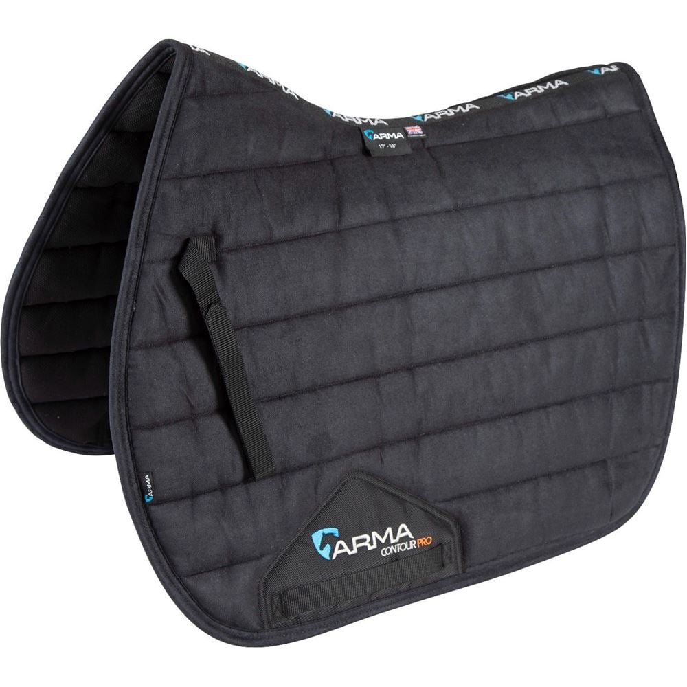 Shires ARMA High Wither Suede Comfort Pad (Black)