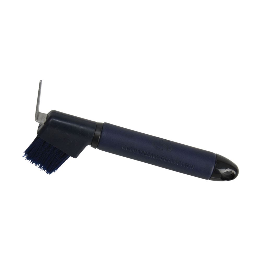 Coldstream Faux Leather Hoof Pick (Navy/Black)