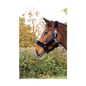 Hy Equestrian Fab Fleece Headcollar (Black)