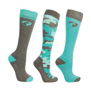 Hy Equestrian Children's Dyna Force Socks (Pack of 3)