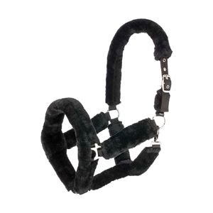 Hy Equestrian Fab Fleece Headcollar (Black)