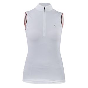 Shires Aubrion Arcaster Sleeveless Show Shirt - Young Rider (White)