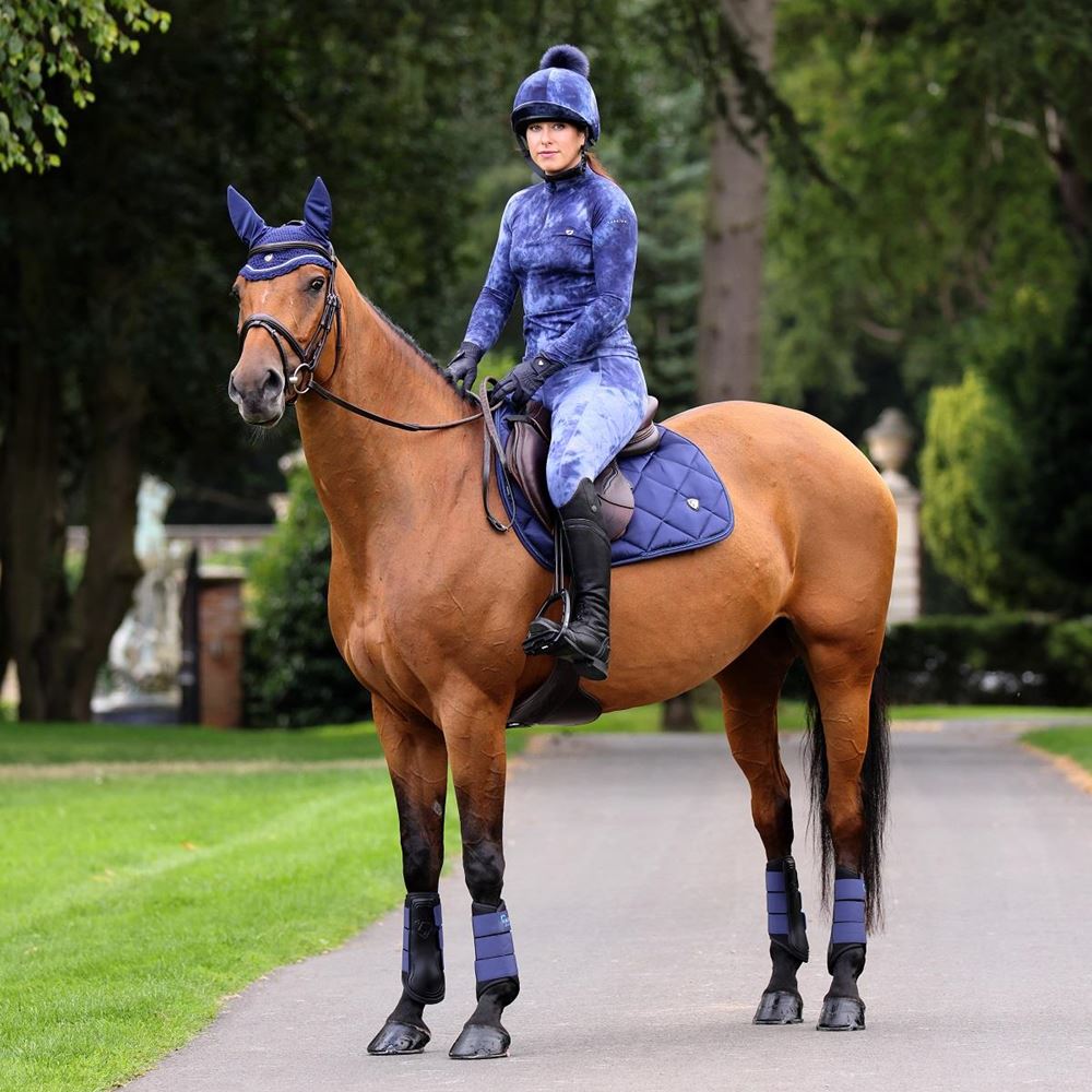 Shires Aubrion Revive Long Sleeve Base Layer (Navy Tie Dye)