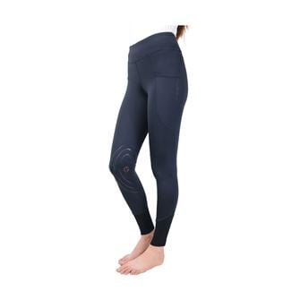 Hy Equestrian Selah Children's Competition Riding Tights (Navy)