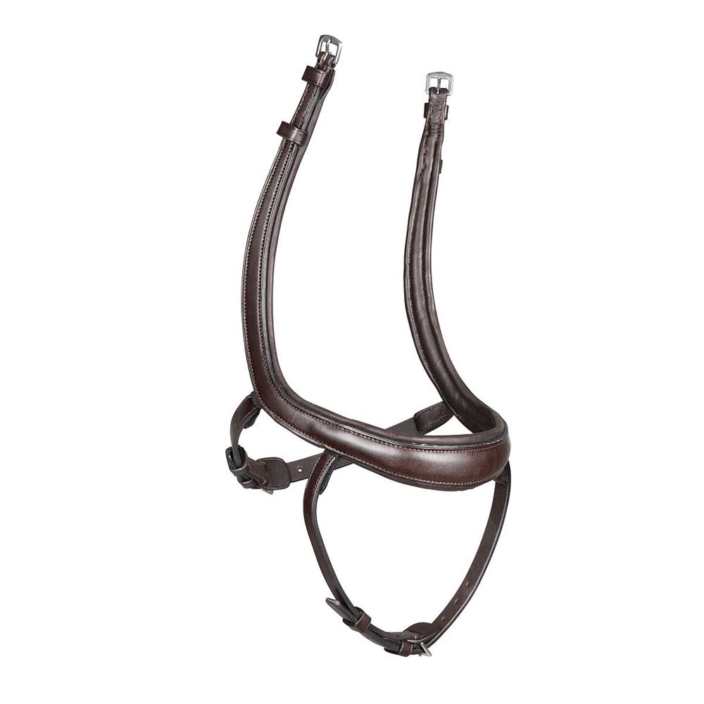 **barcodes/brand*Shires Velociti LUSSO Ergonomic Curved Flash Noseband (Havana)