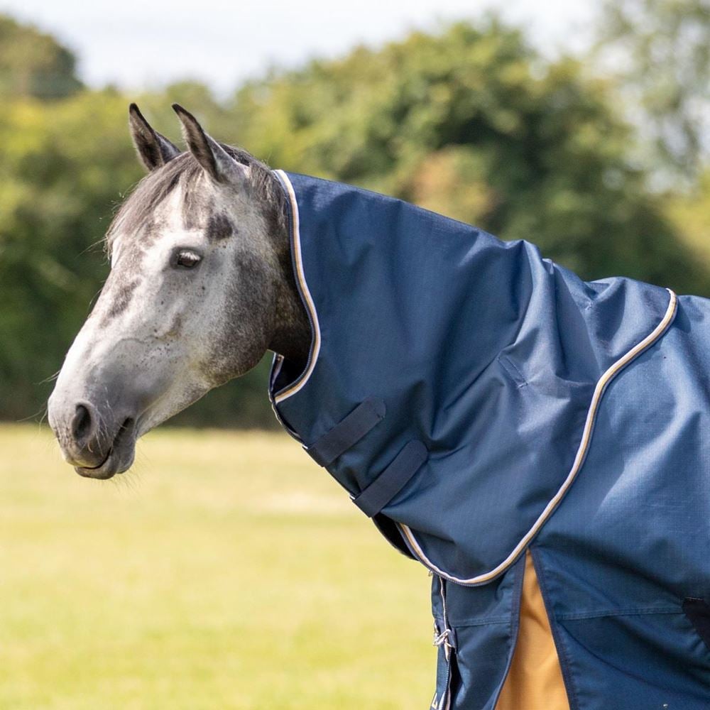 Shires Highlander Plus Lite Turnout Rug Neck Cover (Navy)