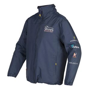 Shires Aubrion Branded Waterproof Jacket - Unisex (Navy)