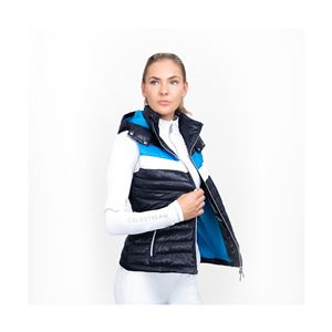 Coldstream Southdean Quilted Gilet (Navy/White/Blue)