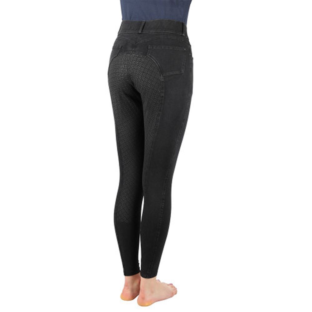 Hy Equestrian Elevate Mizs Denim Breeches (Black)