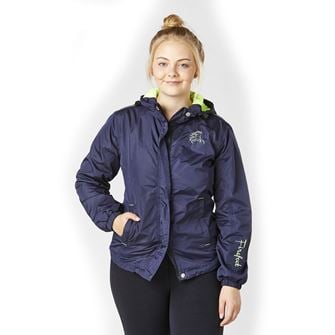 Firefoot Basic Showerproof Jacket - Adults (Navy/Lime)