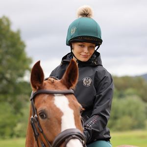 Shires Aubrion Team Hat Silk (Green)