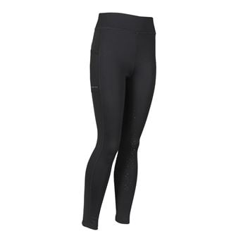 Shires Aubrion Young Rider Shield Winter Riding Tights (Black)