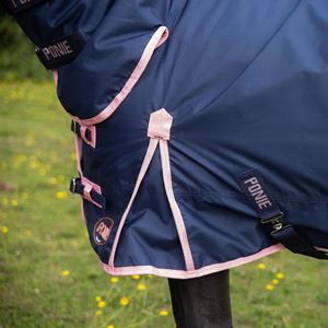 Gallop Trojan 50 Turnout Combo (Navy/Pink)