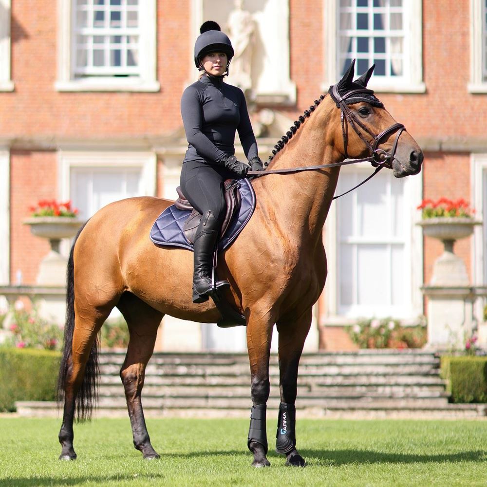 Shires Aubrion Revive Long Sleeve Base Layer (Black)