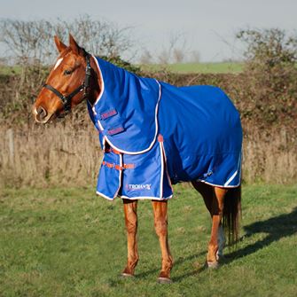 Gallop Trojan Xtra 200 Dual Turnout Rug & Neck Set (Royal Blue)